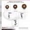 Service Caster 4'' High Temp Phenolic Caster Set with Bronze Bearings 2 Brakes 2 Rigid, 4PK SCC-20S420-PHBZHT-TLB-2-R-2 - alternate 3